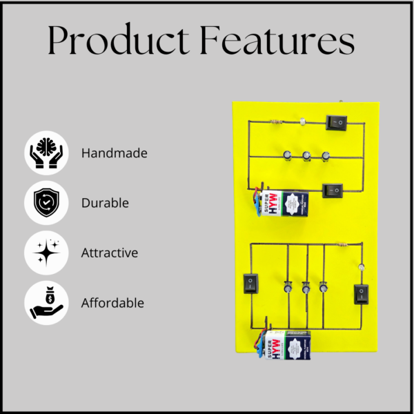 Parallel & Series Combination of Capacitor Working Model - Image 4