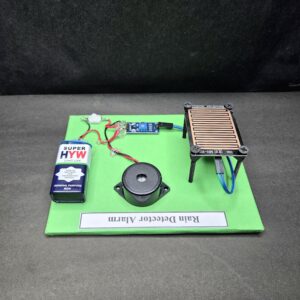 Rain Detector Alarm Working Model